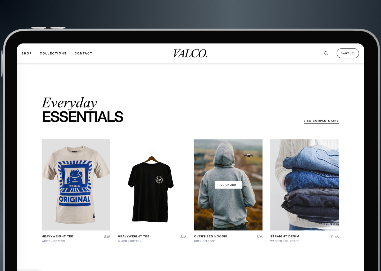 Valco E-Commerce Store