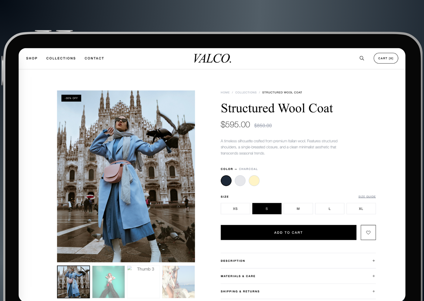 Valco E-Commerce Store