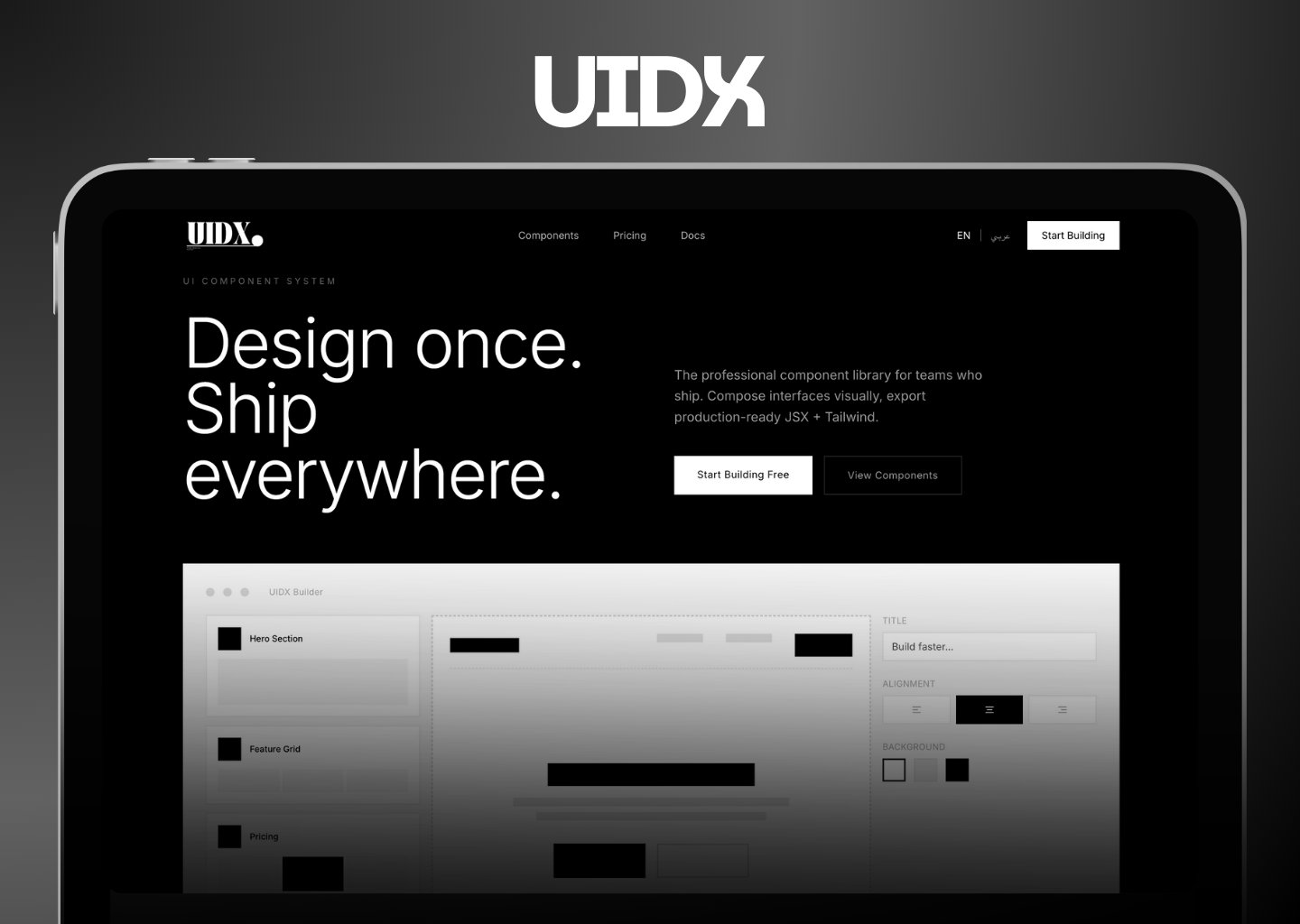 UIDX Platform - Web App